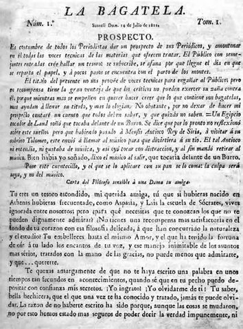 La Bagatela de Antonio Nariño