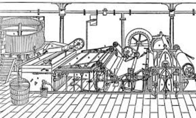 Invention of the Fourdrinier Machine