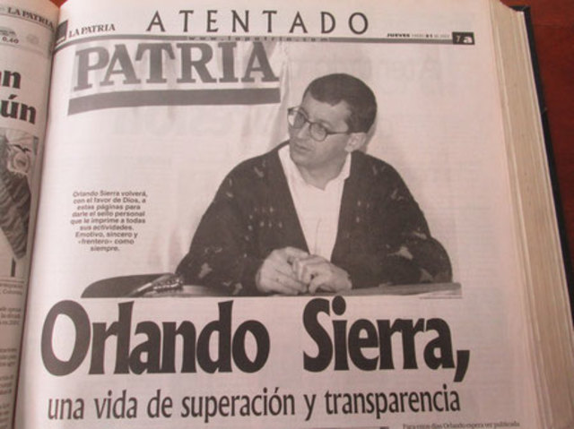 Muerte de Orlando Sierra Hernández