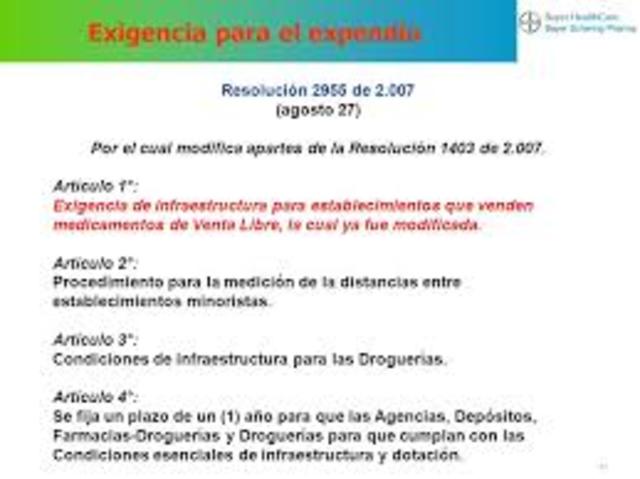Resolución 2955 de 2007