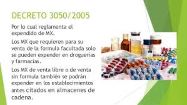 Decreto 3050 de 2005 setiembre 1