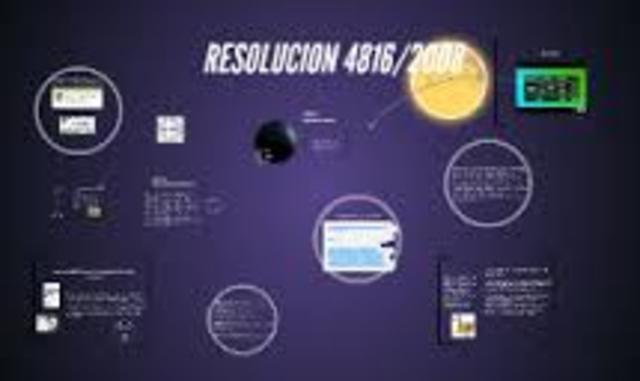Resolución 4816 de 2008