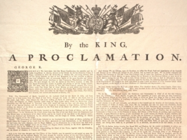 Proclamation of 1763