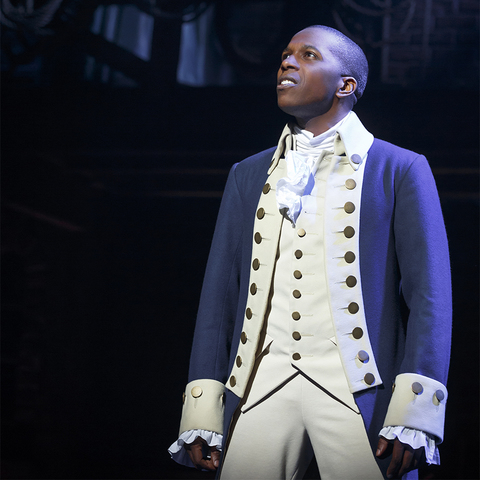 Leslie Odom Jr. As Aaron Burr in Hamilton
