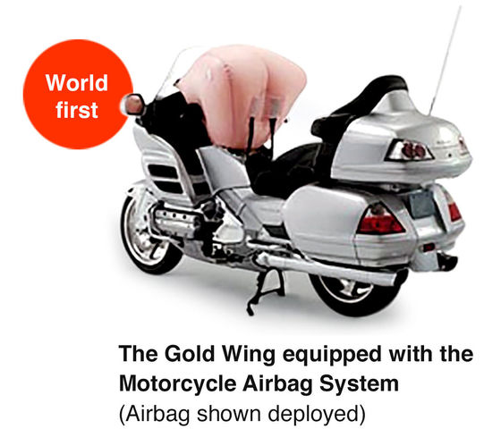 Motorcycles: airbag added