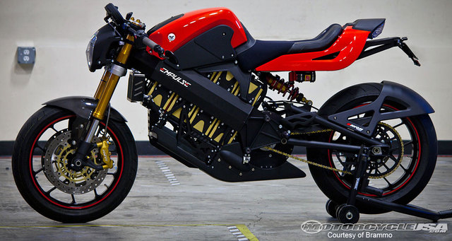 motorcycle: Water-cooled Electric Engine