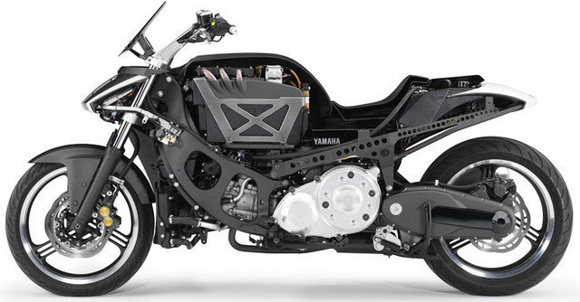 motorcycle: yamaha hybrid motorcycle