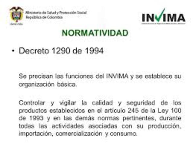 DECRETO 1290 DE 1994