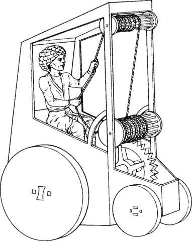 The First Human Powered Land Vehicle was Built