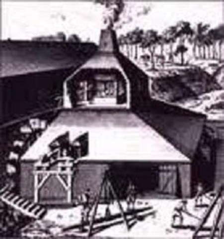 Reemplazamiento de la producción de hierro del carbón al coque (1709)