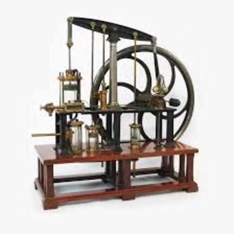 Creación de la primera máquina de vapor atmosférica (1712)