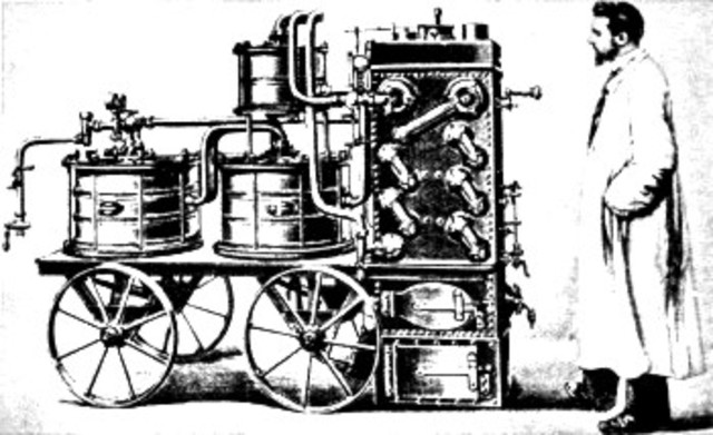 Invención del motor de vapor