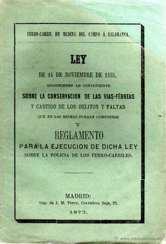 Ley de ferrocarriles de 1855