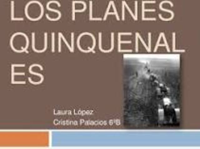 Planes quinquenales