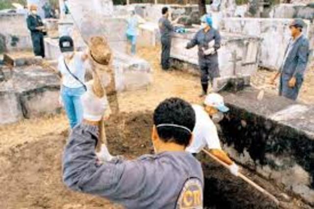 El entierro de sus muertos