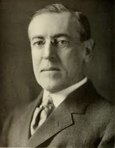 Thomas Woodrow Wilson.