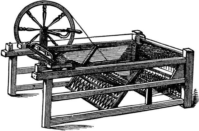 1764 Spinning Jenny by James Hargreaves