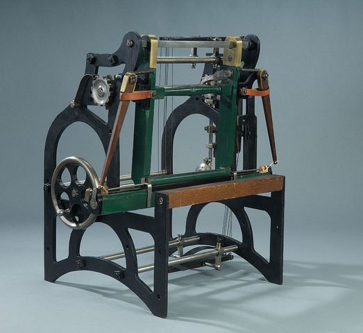 1787 Water Powered Loom by Edmund Cartwright
