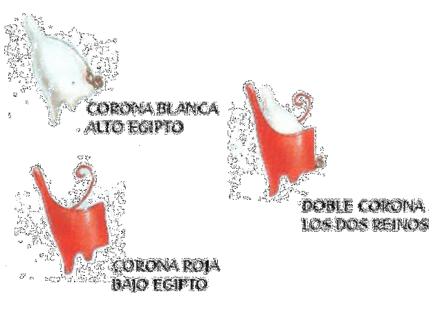 Corona blanca y roja