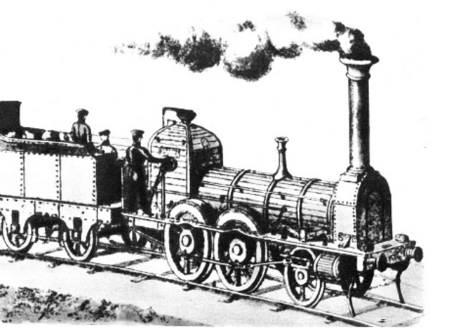 Aparición de la locomotora (1829)