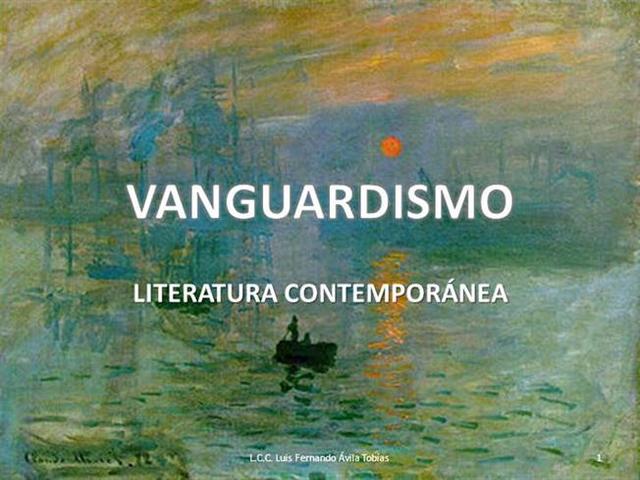 VANGUARDISMO (SIGLO XX)