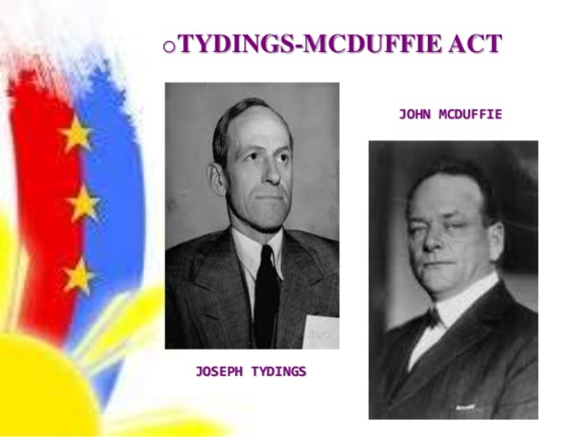 Tydings-Mcduffie Act