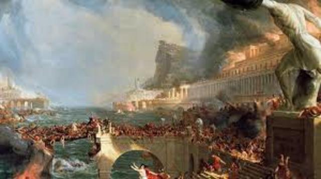 Byzantium empire and devastation