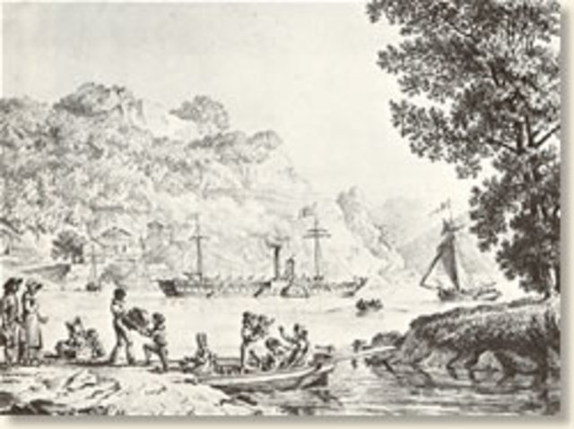 Robert Fulton's Steamboat Voyage