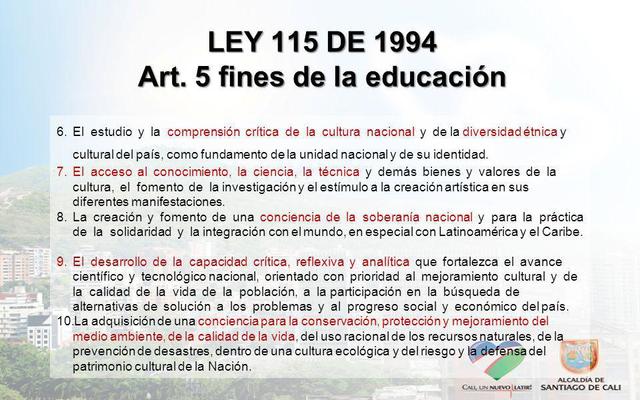 Ley 115 de 1994