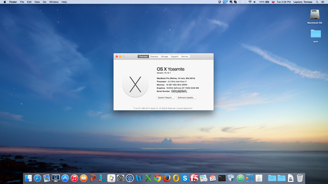 Mac OS X 10.10