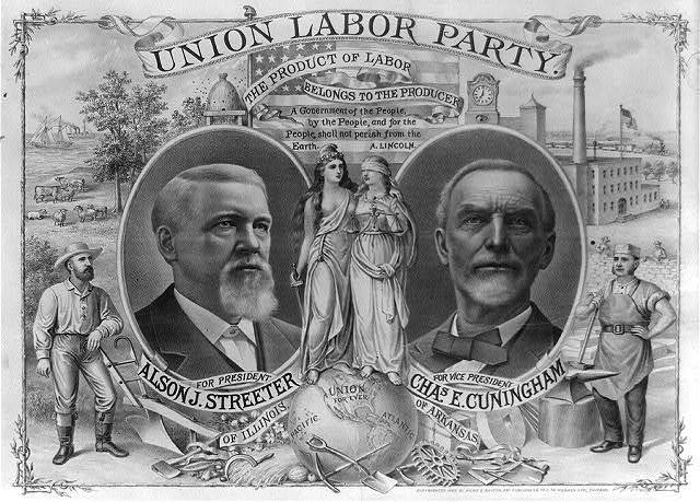 Union Labor Party convention at Cincinnati