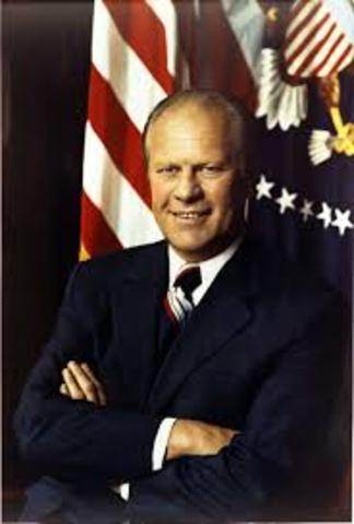 Gerald R. Ford is elected president