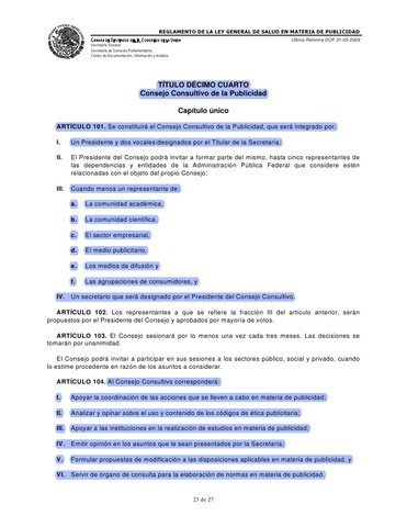 Se publica el Reglamento de la Ley General de Población, dandose a conocer la creación de un Depto. de Turismo.