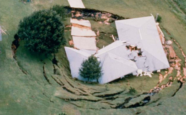The Sinkhole at Lake Windsor Middle School