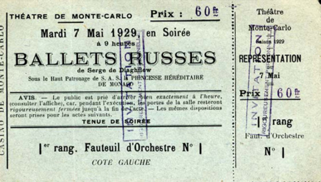 Ballet Russes arrives in Paris