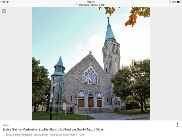 She started the society of Sacred Heart.