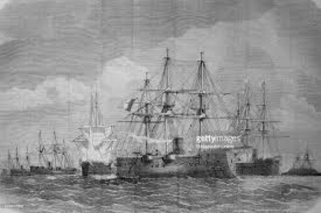 Britain blockades the North Sea