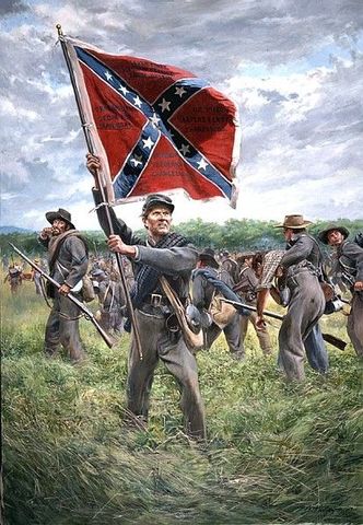 Confederate troops defeated at Glorieta Pass