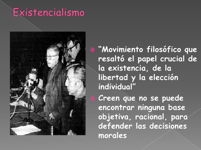 EL EXISTENCIALISMO
