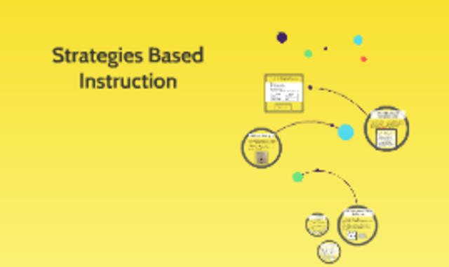 Strategies-based instruction