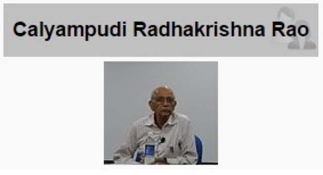 Calyampudi Radhakrishna Rao