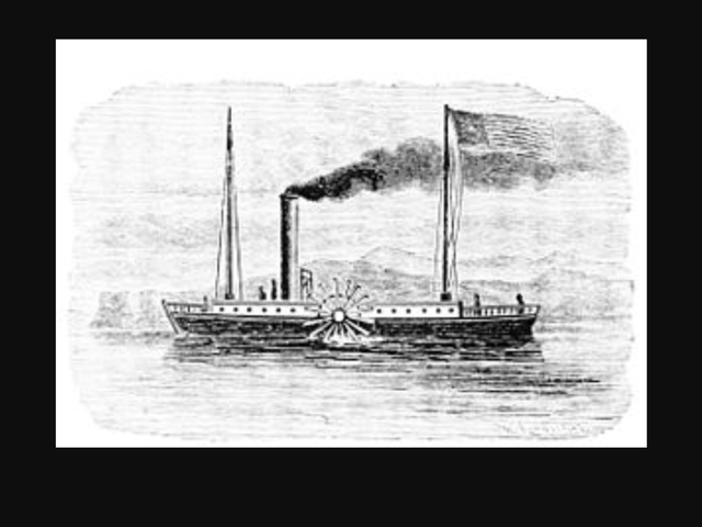 The steamboat was invented