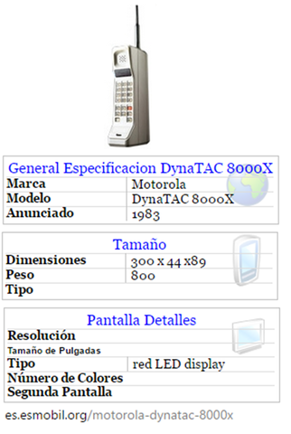 Primer dispositivo móvil