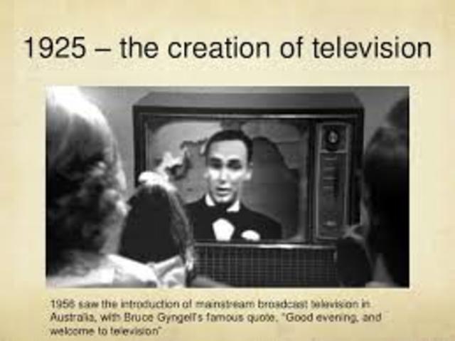 Creation Of Television
