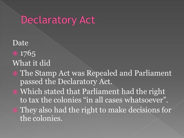 Declaratory Act