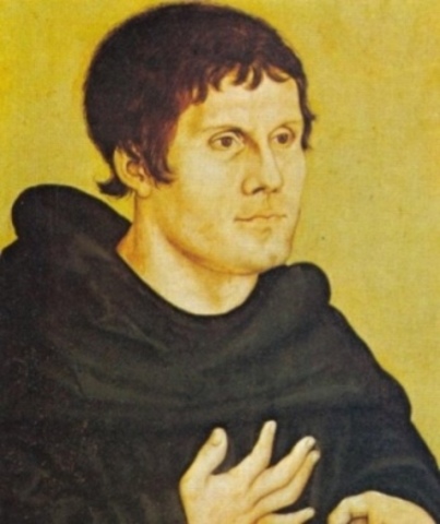 Martin Luther becoming a Monk