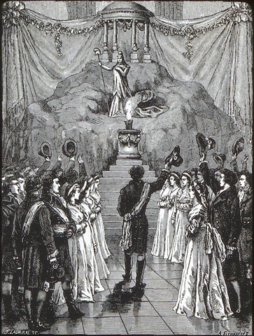 Notre Dame Converted to the Temple of Reason