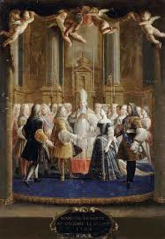 Louis XV and Marie Antoinette