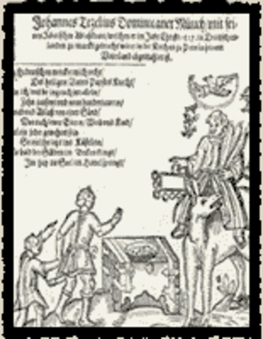 Christian Church selling indulgences