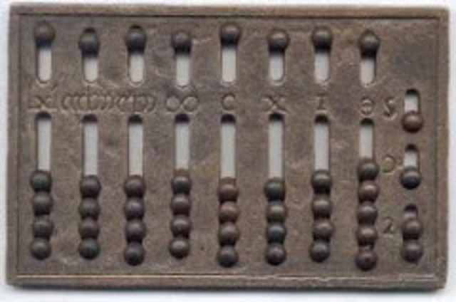 Ábaco, Primer instrumento de calculo